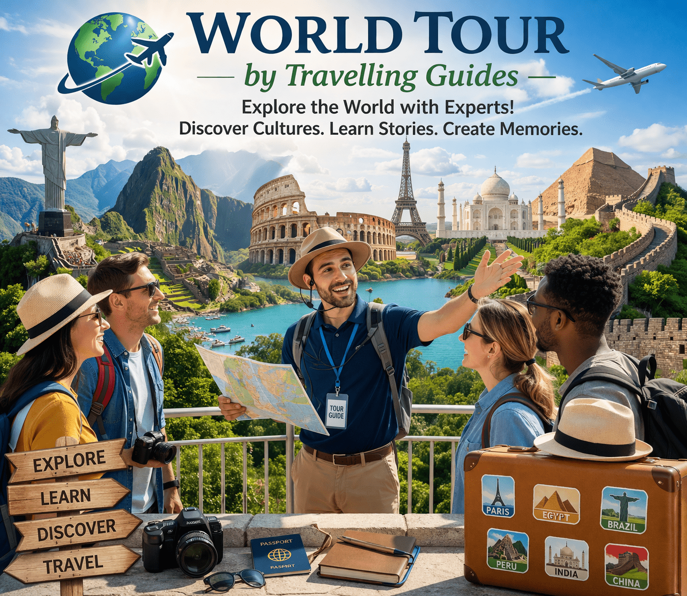 Traveling the World with Tour Guides: A Complete World Tour Experience