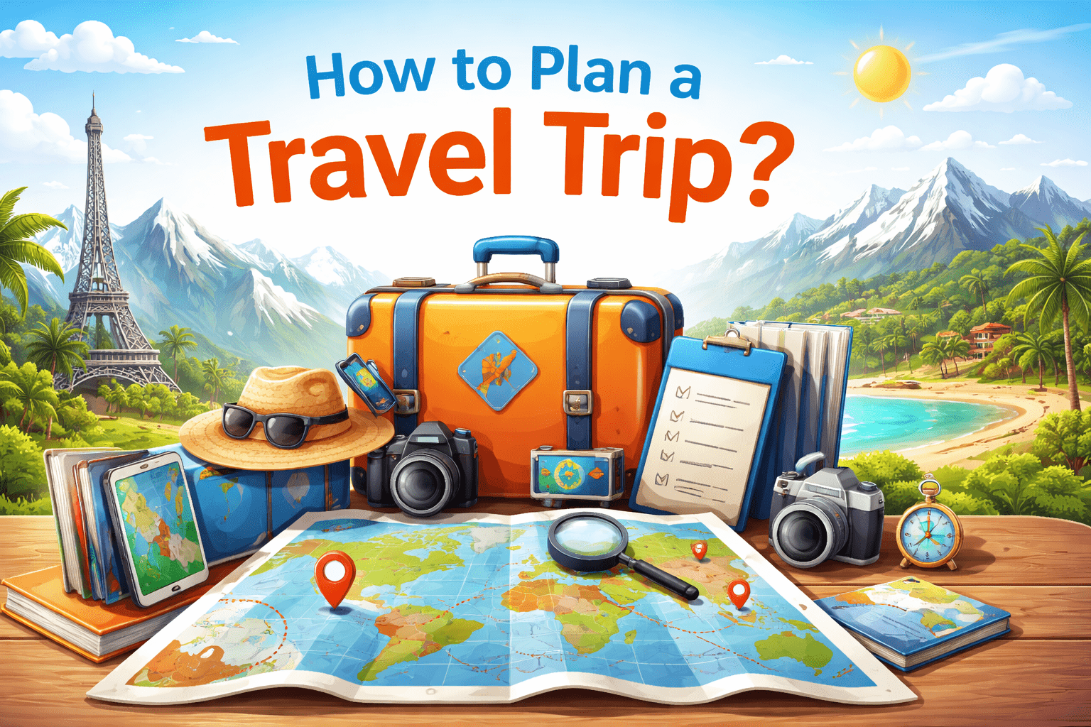How to plan a travel trip?